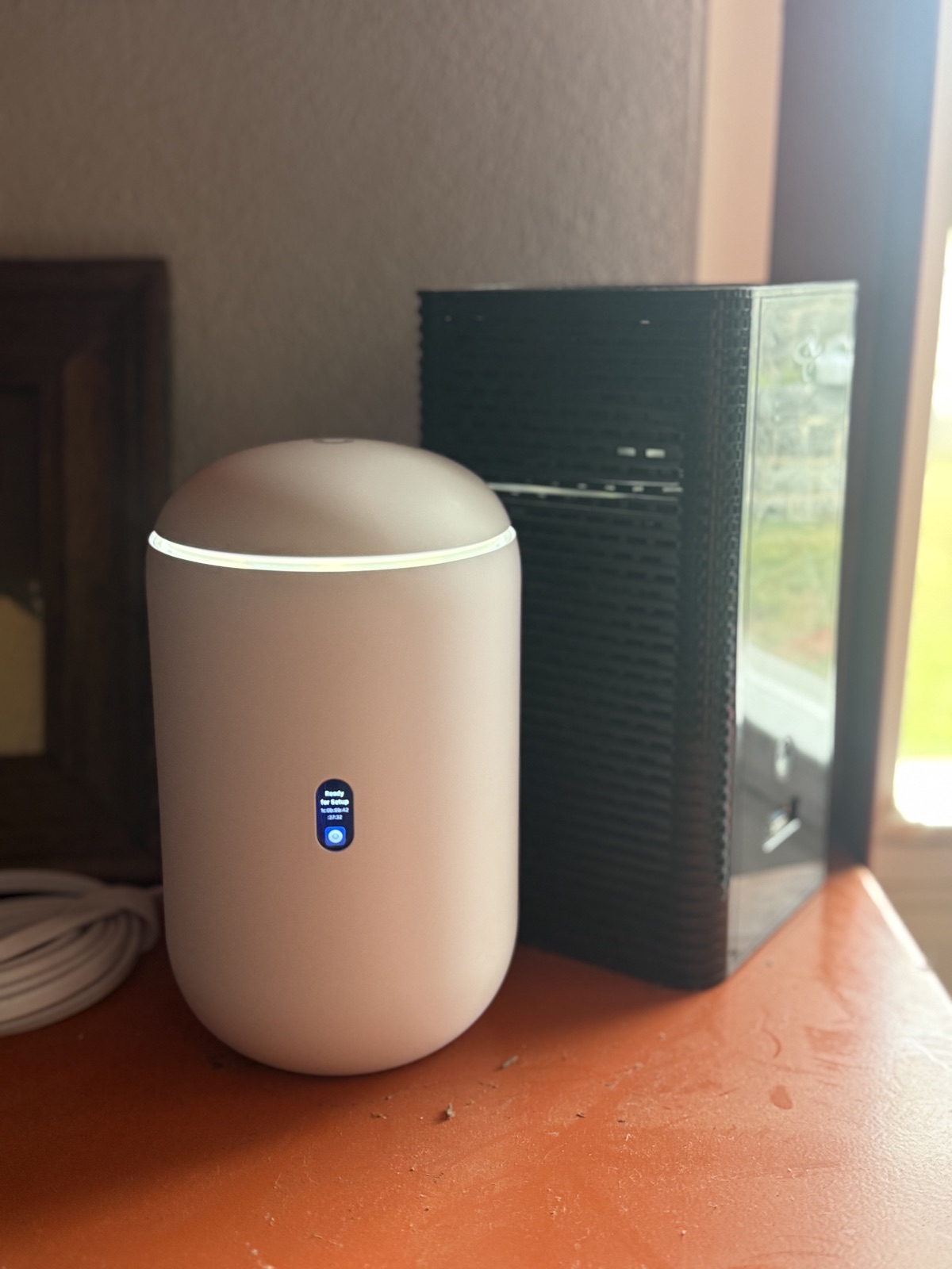UniFi Dream Router unboxed and ready for setup