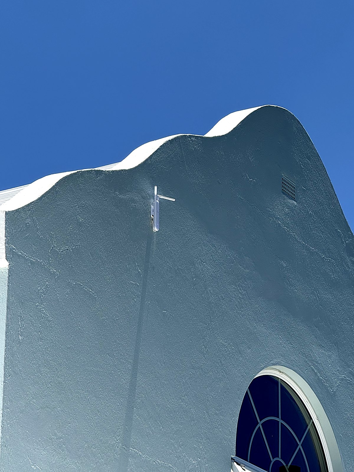 Outdoor access point on a classic Bermuda gable