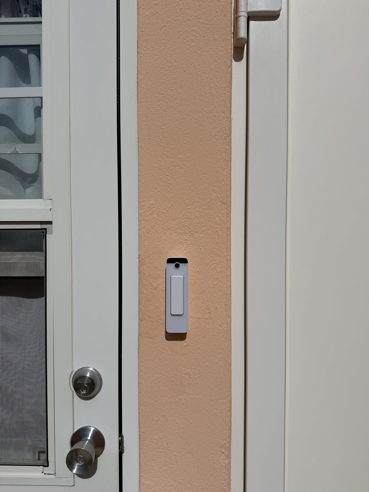 UniFi doorbell camera at the front door - see and speak to visitors from your phone