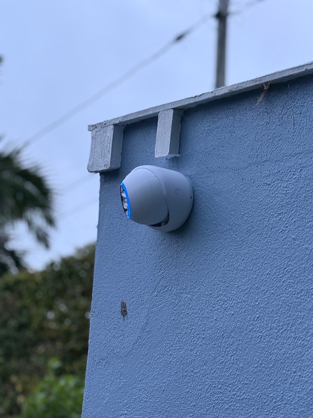 Turret camera - clean side-mount close-up